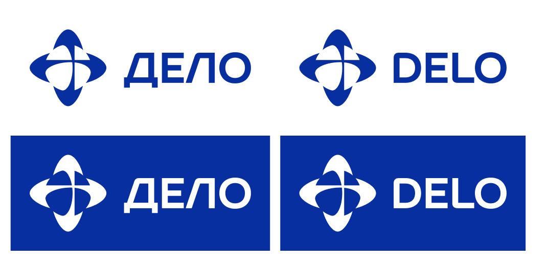 Delo Group logo (acceptable color usage)